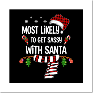 christmas pajamas - most likely christmas pajamas Posters and Art